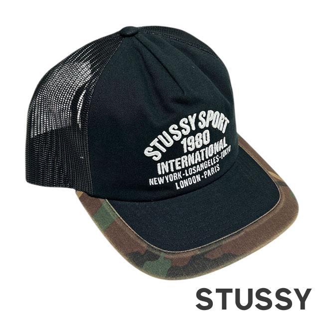 楽天essense【本物・正規品】 新品 ステューシー STUSSY TRUCKER INTERNATIONAL SNAPBACK トラッカー キャップ メンズ レディース 新作 スケート ストリート エイトボール ストックロゴ