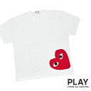 【本物・正規品】 新品 プレイ コムデギャルソン PLAY COMME des GARCONS HEM HEART OVERSIZED TEE オーバーサイズ ...