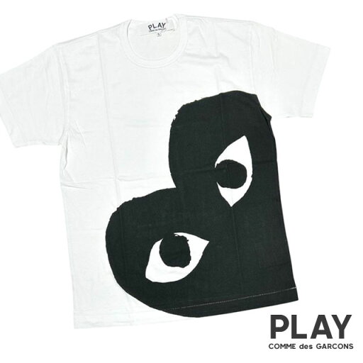【本物・正規品】 新品 プレイ コムデギャルソン PLAY COMME des GARCONS HUGE HEART TEE Tシャツ メンズ レディース ハート ロゴ クルーネック カットソー 日本製 ギャルソン 入手困難 新作 AX-T347-051