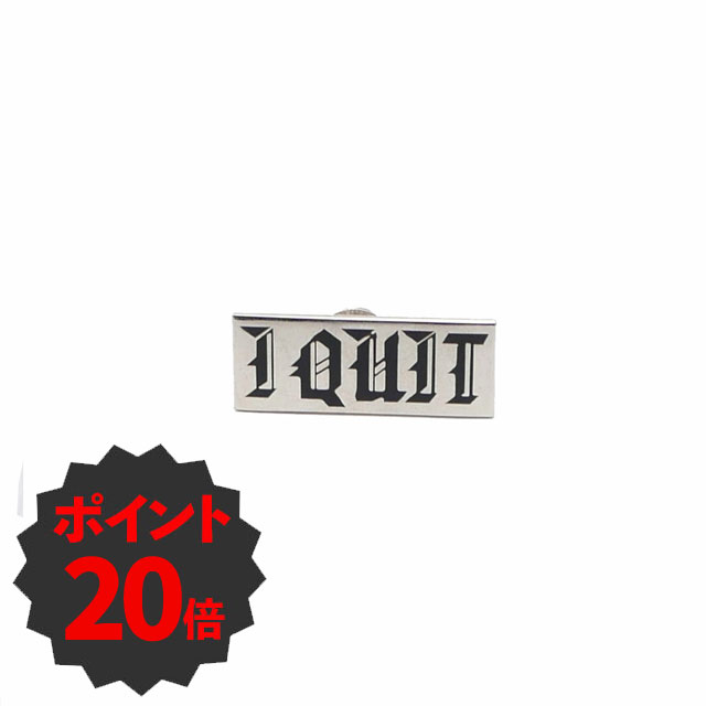 [期間限定ポイント20倍！] 新品 OFF WHITE オフホワイト x BABYLON LA バビロン エルエー "I QUIT" PIN 【ピンバッジ】 239000159992