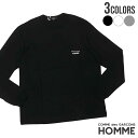 【本物・正規品】 新品 コムデギャルソン オム COMME des GARCONS HOMME L/S TEE 長袖Tシャツ メンズ レディース ロゴ クルーネ...