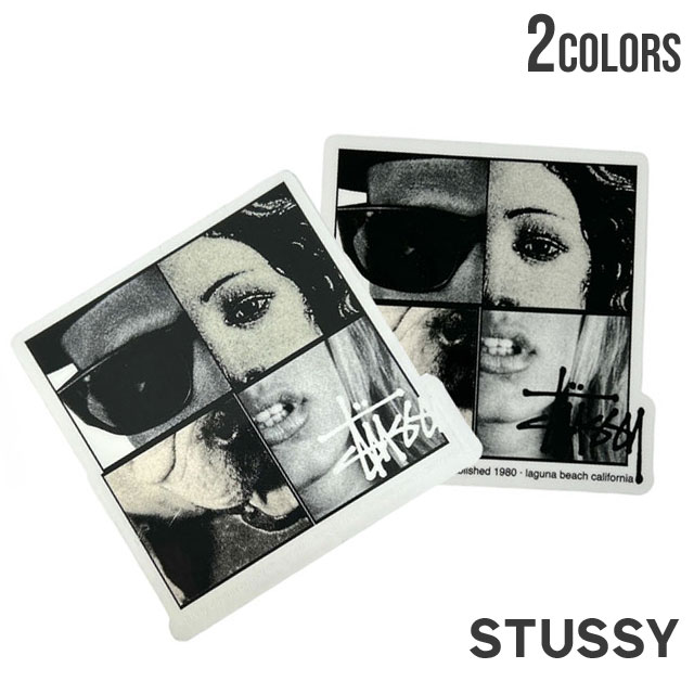 ����ʪ�������ʡ� ���� ���ƥ塼���� STUSSY 4FACE STICKER ���ƥå��� ������ 4�ե����� ��� ��ǥ����� ���� �������� ���ȥ꡼�� ...