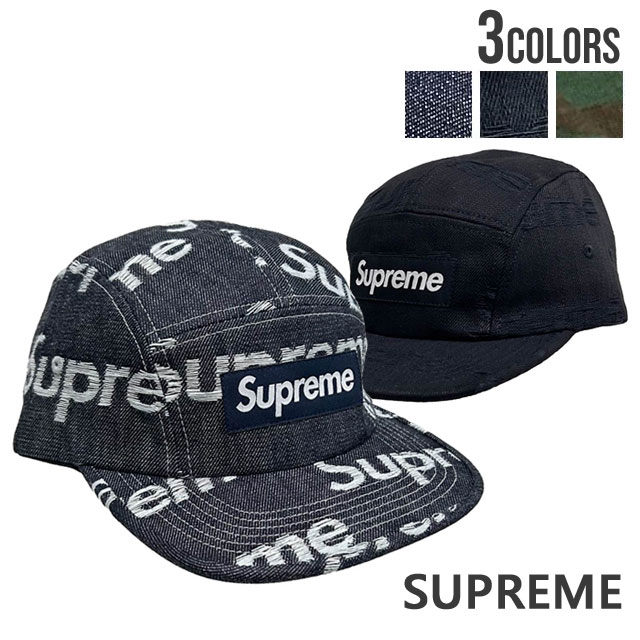 楽天essense【本物・正規品】 新品 シュプリーム SUPREME 25FW Jacquard Logos Denim Camp Cap ジャガード デニム キャンプ キャップ メンズ レディース 2025FW 2025AW 25AW 新作 ストリート スケート スケーター
