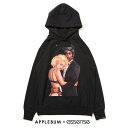 APPLEBUMK戵X y{EKiz Vi Abvo APPLEBUM #E1720401 Poetic Justice Sweat Parka yvI[o[p[J[z BLACK APPLEBUM & essense exclusive 2X܌ACe 850003861031