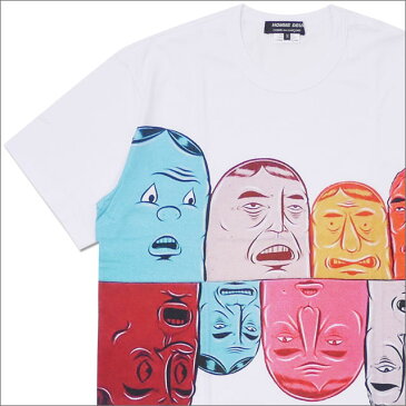 COMME des GARCONS HOMME DEUX(コムデギャルソン オムドゥー) x Barry McGee FACE TEE (Tシャツ) WHITE 200-007709-040x【新品】