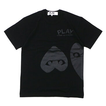 PLAY COMME des GARCONS プレイ コムデギャルソン MEN'S THREE HEART TEE Tシャツ BLACK 200007760051x【新品】