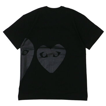 PLAY COMME des GARCONS プレイ コムデギャルソン MEN'S THREE HEART TEE Tシャツ BLACK 200007760051x【新品】