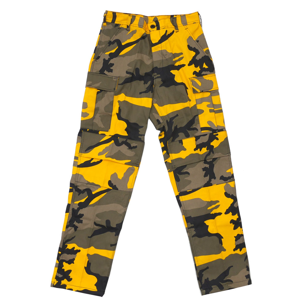 【本物・正規品】 新品 ロスコ ROTHCO B.D.U. CARGO PANTS 【カーゴパンツ】 STINGER YELLOW CAMO 999005388038 999005388148 【定番】【迷彩】【ミリタリー】【メンズ】【大きいサイズ】 ETF083