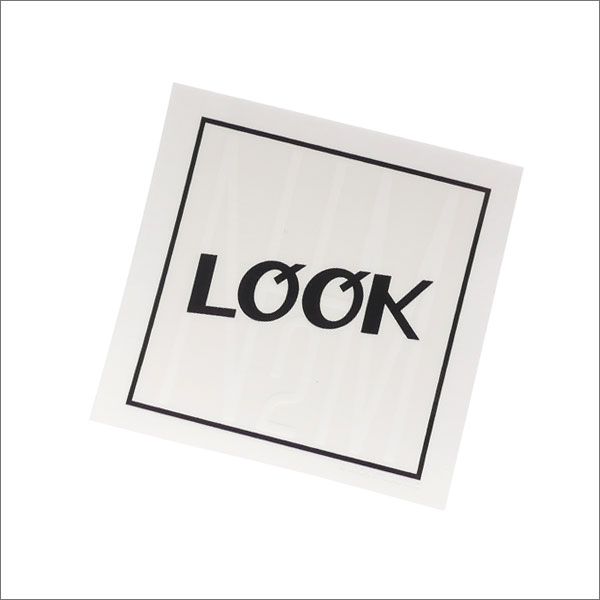  LQQK STUDIO ルックスタジオ x N.HOOLYWOOD エヌハリウッド Logo Sticker ステッカー WHITE 290004260010+