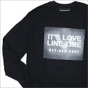 yʌʉiz 917 iCZu Nine One Seven Love Line Long Sleeve TShirt TVc BLACK 202000933131+yViz