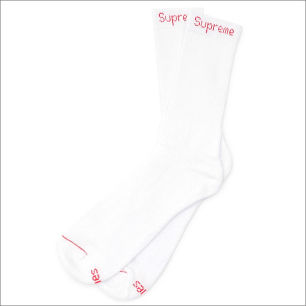 【本物・正規品】 新品 シュプリーム SUPREME Hanes Crew Socks 1足/単品/バラ売り WHITE 290003826910のサムネイル