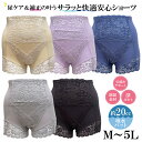 【5色5枚組】 失禁パンツ 女性用 下着 尿漏れパンツ 失禁ショーツ 安心ショーツ レディース パンツ ゆったり 深め 深ばき お腹すっぽり大容量 大きいサイズ 軽失禁 尿 防水 吸水 抗菌消臭 5層吸水 パット ショーツ 綿 レース 20cc