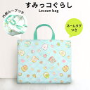 すみっコぐらし レッスンバッグ 手提げ袋 すみっコ 女の子 キッズ トートバッグ 手提げかばん 図書袋 お稽古 習い事 軽量 軽い 洗える 入園 入学 保育園 ...