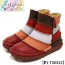 【送料無料】Estacion~エスタシオン~・迷彩柄ムートン本革ショートブーツ【ky-tge553】