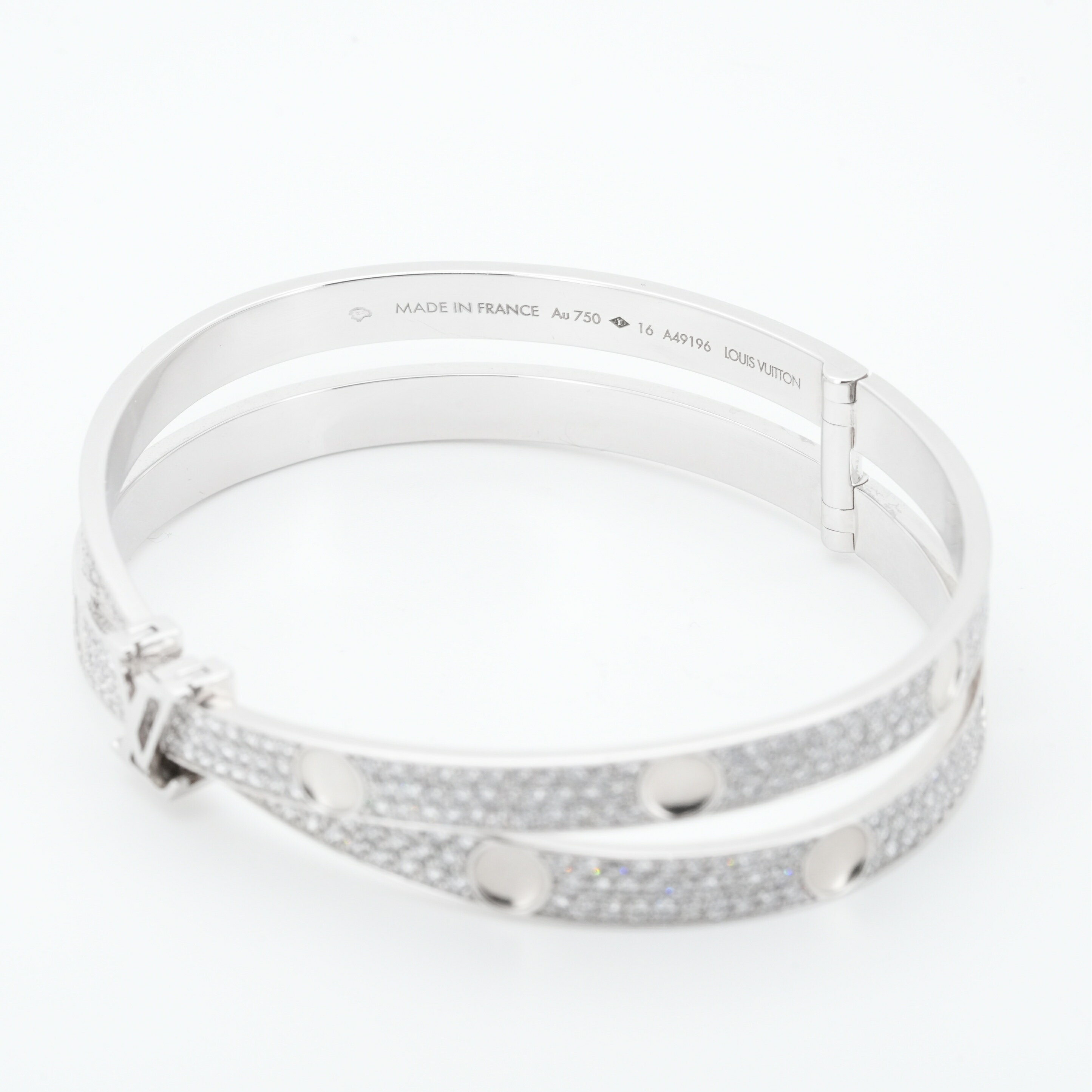 �륤�����ȥ� LOUIS VUITON �ɥ����֥� ����ץ��� �Х󥰥� K18WG ��������� #16 ��ǥ���������š�