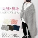 ●サイズ 約100×140cm ●素材 ポリエステル100％ ●中国製 ●注意事項 毛乱れを防ぐ為、単独洗いをお勧め致します。濃色の場合は濡れた状態や強い摩擦により合成皮革や他のものに色移りする恐れがありますので、お取り扱いには十分ご注意ください。 ●POINT 肌触りが気持ちいい両面ボアの大判ブランケット。 ふわふわで優しい肌ざわりで、無地だから男女問わずお使いいただけます。 お昼寝用や二人使いできるサイズでプレゼントとしてもピッタリなひざ掛けです。 ※商品画像はカメラで撮影し可能な限り色合わせを行なっておりますが、ご使用のモニター環境により実際の色味と異なる場合もございます。予めご了承の上、お買い上げ下さい。 ●発送方法：『宅配便』発送で＼＼送料無料／／ ※ただし北海道・沖縄・離島は別途送料がかかります。