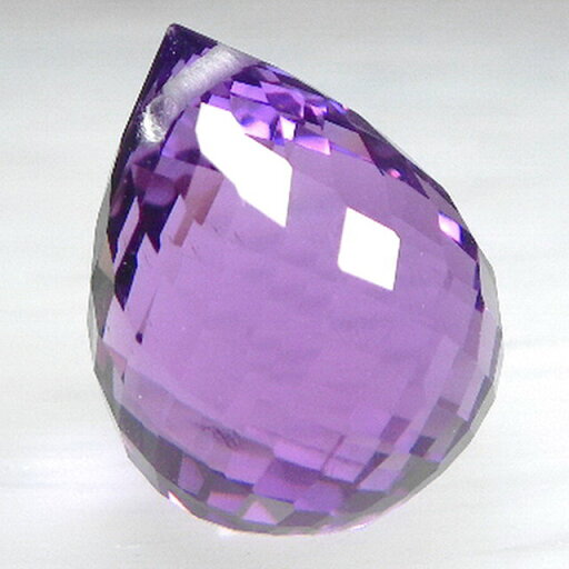 アメシスト ブリオレット 14.94ct 穴あり アメシスト ブリオレット 14.94ct 穴あり