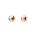 【7/30 0:00-23:59迄ポイント10倍】 ピアス レディース K18 ピンクゴールド 18k 18金 4mm 【 ESTELLE エステール 】 プレ...