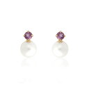 【数量限定SALE 30%OFF】【 WEB限定 】 ピアス レディース アメジスト K10 イエローゴールド 10k 10金 【 ESTELLE エステール 】 プレゼント 贈り物 ギフト 20代 30代 40代 50代 60代 ジュエリー
