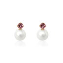 【数量限定SALE 30%OFF】【 WEB限定 】 ピアス レディース ピンクトルマリン K10 イエローゴールド 10k 10金 【 ESTELLE エステール 】 プレゼント 贈り物 ギフト 20代 30代 40代 50代 60代 ジュエリー