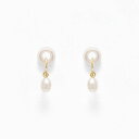 イヤリング レディース パール 淡水パール K10 イエローゴールド 10k 10金 【 ESTELLE エステール 】 クリスマス 彼女 嫁 妻 奥さん プレ...