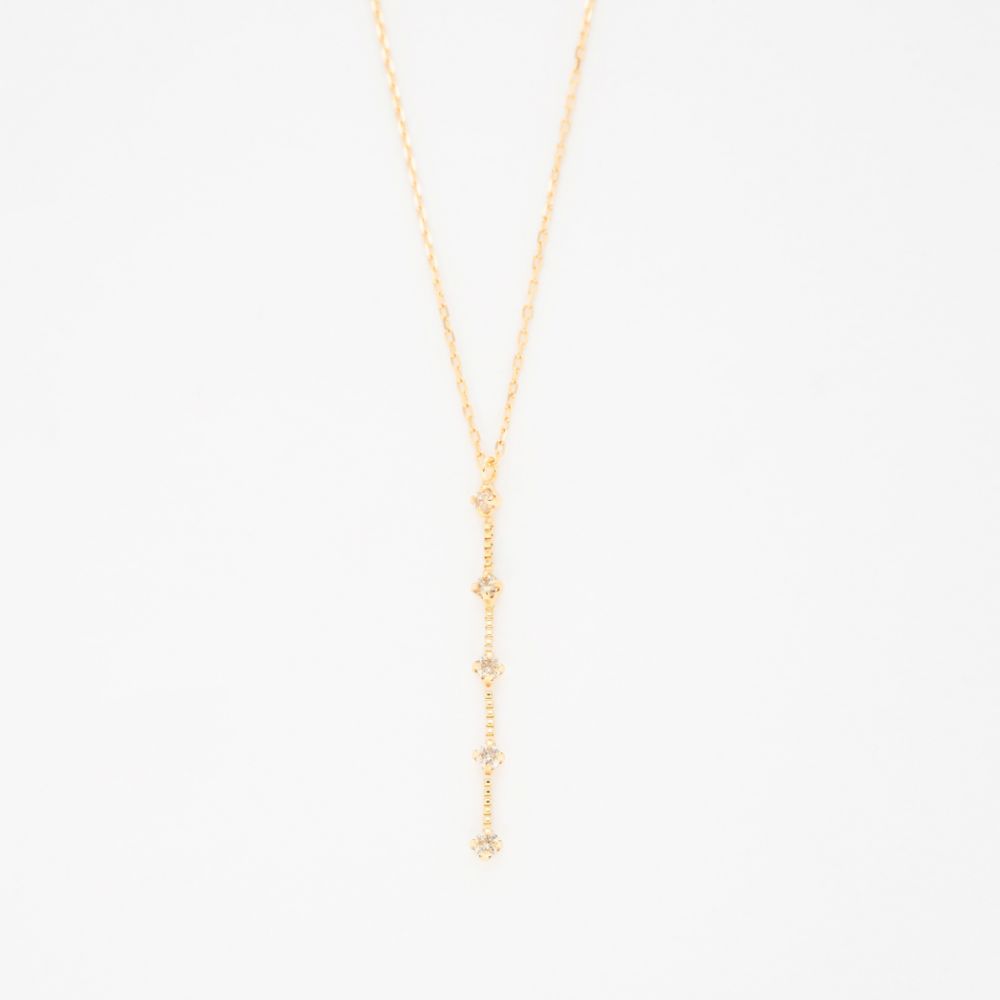 ネックレス レディース ダイヤモンド K10 イエローゴールド 10k 10金 【 ESTELLE エステール 】 プレゼント 贈り物 ギフト 20代 30代 40代 50代 60代 ジュエリー