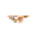 リング 指輪 レディース ペリドット 8月誕生花 ヒマワリ K10 ピンクゴールド 10k 10金 花 フラワー 【 BLOOM ブルーム 】 プレゼント 贈り物 ギフト 20代 30代 40代 50代 60代 ジュエリー