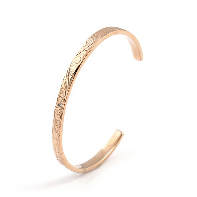 【 BLOOM ブルーム 】 ペアバングル レディース キュービックジルコニア ステンレス サージカルステンレス 316L アレルギー対応 0542-0446-...