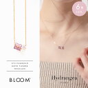 ネックレス レディース ムーンストーン アジサイ 6月誕生花 K10 ピンクゴールド 10k 10金 【 BLOOM ブルーム 】 母の日 プレゼント 贈り物 ギフト 20代 30代 40代 50代 60代 ジュエリー