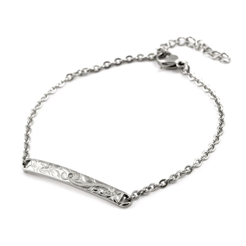 【 BLOOM ブルーム 】 ペアブレスレット メンズ キュービックジルコニア ステンレス サージカルステンレス 316L アレルギー対応 0542-0443-...