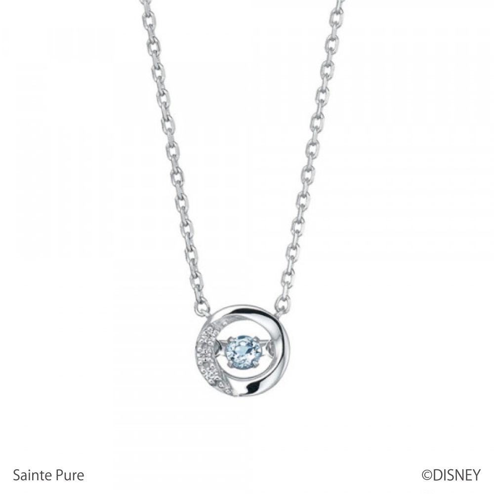 【数量限定SALE 30％OFF】 Disney ディズニー シンデレラ ネックレス レディース ブルートパーズ シルバー ダンシングストーン 【 BLOOM ブルーム 】 プレゼント 贈り物 ギフト 20代 30代 40代 50代 60代 ジュエリーのサムネイル