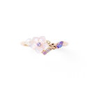 リング 指輪 レディース タンザナイト クリスマスローズ 12月誕生花 K10 ピンクゴールド 10k 10金 花 フラワー 【 BLOOM ブルーム 】 プレゼント 贈り物 ギフト 20代 30代 40代 50代 60代 ジュエリー
