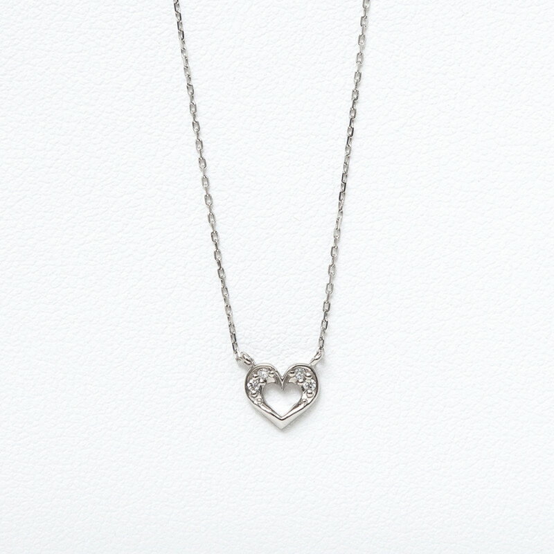 ネックレス レディース ダイヤモンド プラチナ ハート 【 ESTELLE エステール 】 クリスマス 彼女 嫁 妻 奥さん プレゼント ギフト 20代 30代 40代 50代 60代 ジュエリー(4)