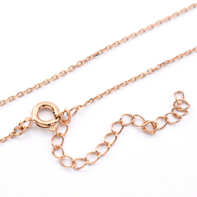 ネックレスチェーン レディース シルバー ピンクゴールドメッキ 40cm チェーンのみ 【 BLOOM ブルーム 】 クリスマス 彼女 嫁 妻 奥さん プレゼン...