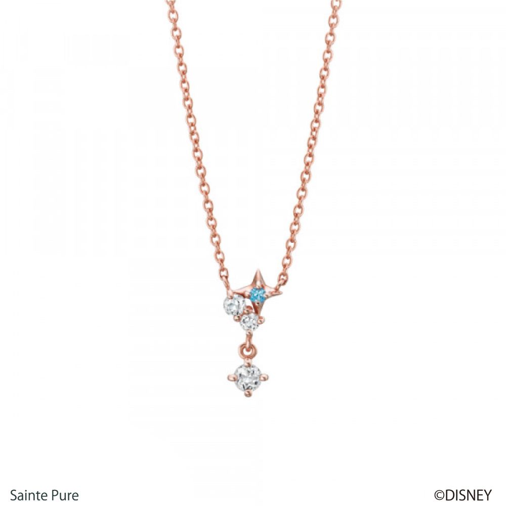 【数量限定SALE 30％OFF】 Disney ディズニー ネックレス レディース ブルートパーズ シルバー 【 ESTELLE エステール 】 プレゼント 贈り物 ギフト 20代 30代 40代 50代 60代 ジュエリーのサムネイル