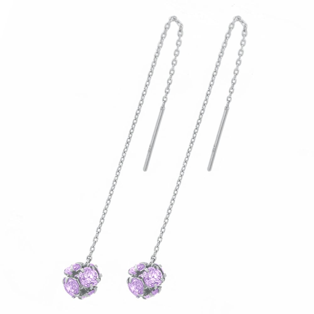 【9/15 0:00-23:59迄ポイント10倍】 ピアス レディース キュービックジルコニア K10 ホワイトゴールド 10k 10金 【 BLOOM ブルーム 】 プレゼント 贈り物 ギフト 20代 30代 40代 50代 60代 ジュエリー