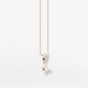 ネックレス レディース トパーズ ブバリア 11月誕生花 K10 ピンクゴールド 10k 10金 【 BLOOM ブルーム 】 プレゼント 贈り物 ギフト 20代 30代 40代 50代 60代 ジュエリー