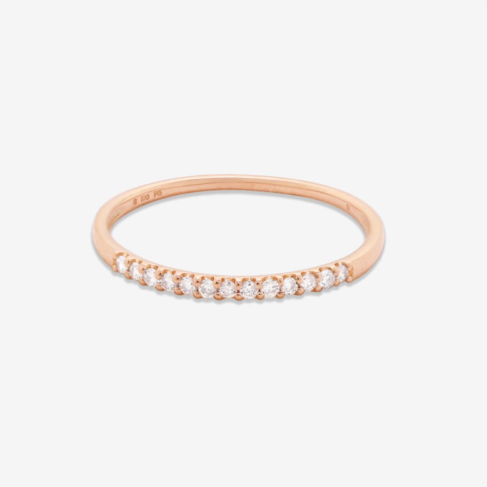 【11/30 0:00-23:59迄ポイント10倍】リング 指輪 エタニティ レディース ダイヤモンド シンプル かわいい K10 ピンクゴールド k10 ハー...