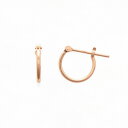 ピアス レディース K18 ピンクゴールド 18k 18金 フープピアス 【ESTELLE エステール】 プレゼント 贈り物 ギフト 20代 30代 40代 5...