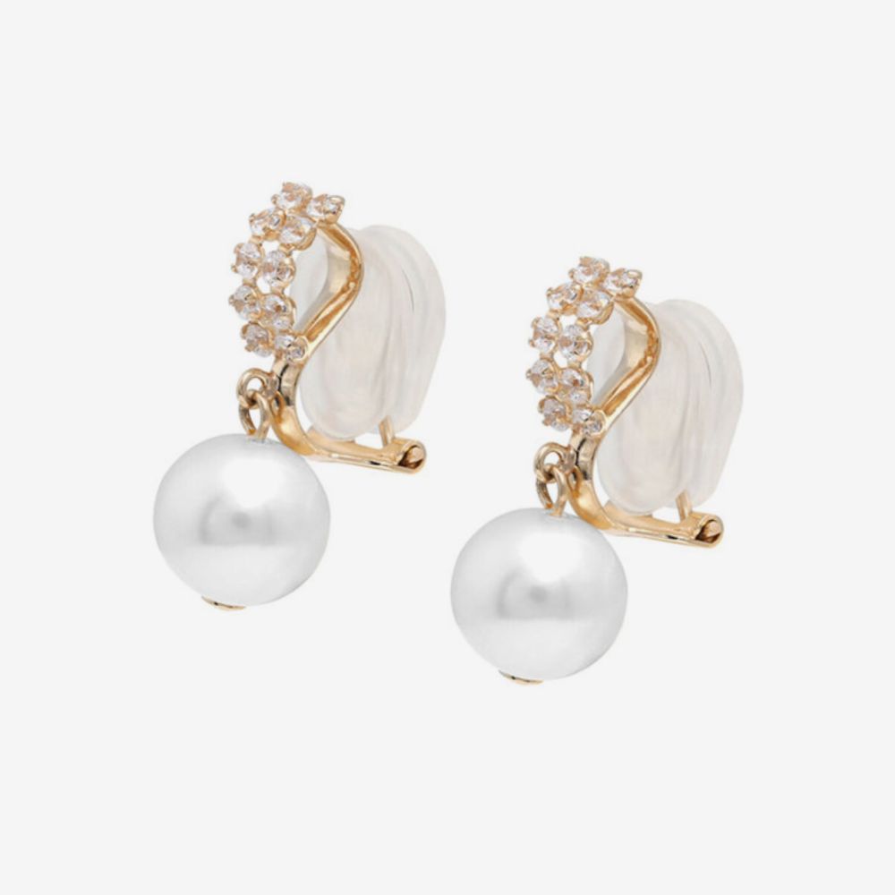 【数量限定SALE 50%OFF】 【 WEB限定 】 イヤリング レディース パール 淡水パール K10 イエローゴールド 10k 10金 【 BLOOM ブ...