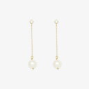 ピアス レディース パール あこや真珠 K10 イエローゴールド 10k 10金 【 ESTELLE エステール 】 クリスマス 彼女 嫁 妻 奥さん プレゼン...