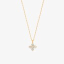 【6/10 0:00-6/11 1:59迄クーポン有】 ネックレス レディース ダイヤモンド K18 ピンクゴールド 18k 18金 【 ESTELLE エステ...