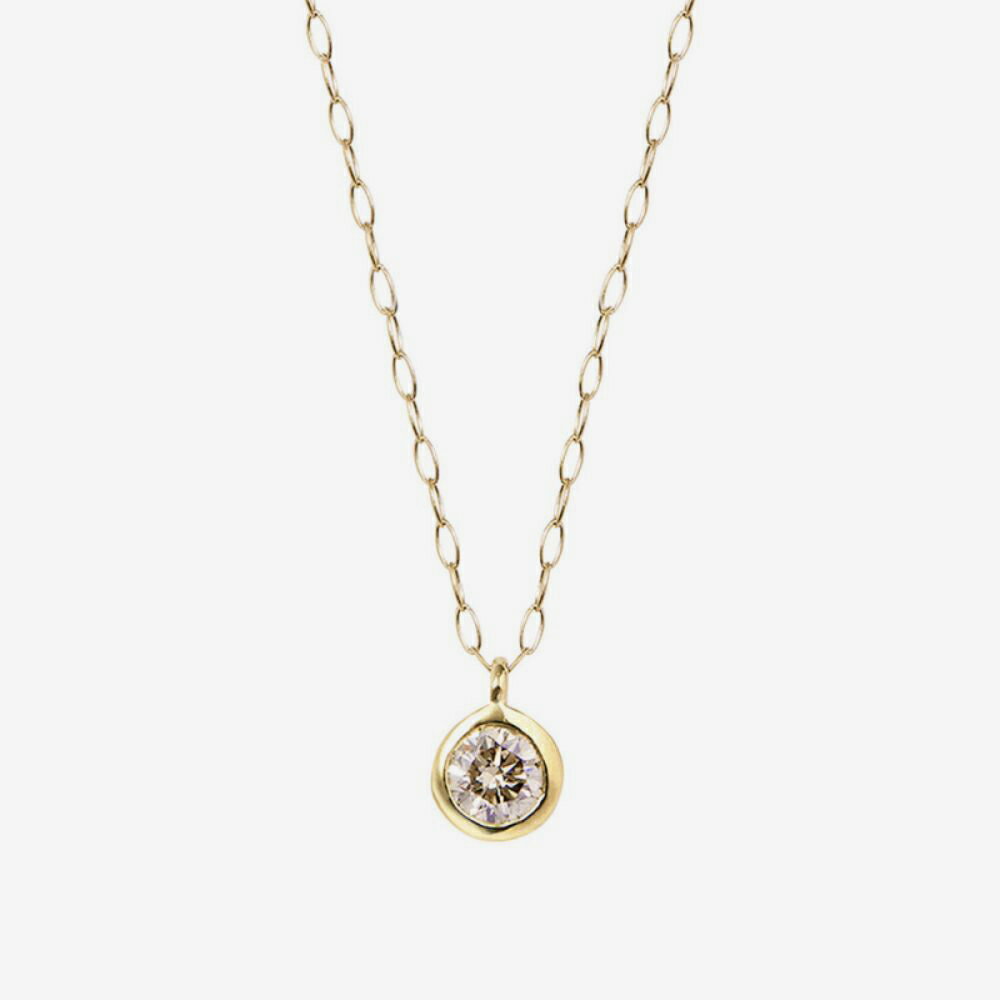【WEB限定商品】 ネックレス レディース ダイヤモンド K18 イエローゴールド 18k 18金 一粒 1粒 【 ESTELLE エステール 】 プレゼント 贈り物 ギフト 20代 30代 40代 50代 60代 ジュエリーのサムネイル