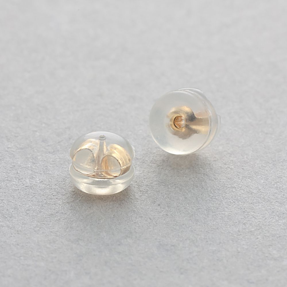 ピアスキャッチ レディース K18 イエローゴールド 18k 18金 【 ESTELLE エステール 】 クリスマス 彼女 嫁 妻 奥さん プレゼント ギフト ...