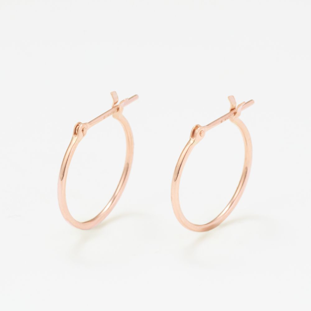 ピアス レディース K10 ピンクゴールド 10k 10金 フープピアス 【 ESTELLE エステール 】 クリスマス 彼女 嫁 妻 奥さん プレゼント ギフ...