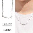 【 BLOOM ブルーム 】 ペアネックレス メンズ ダイヤモンド ステンレス アレルギー対応 4月誕生石 0412-0017-0015 クリスマス 彼女 嫁 ...
