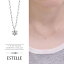 ֡WEB꾦ʡ ͥå쥹 ǥ  K18 ۥ磻ȥ 18 γ 1γ 0.06ct  ESTELLE ơ   ץ쥼 £ʪ ե 20 30 40 50 60 奨꡼פ򸫤