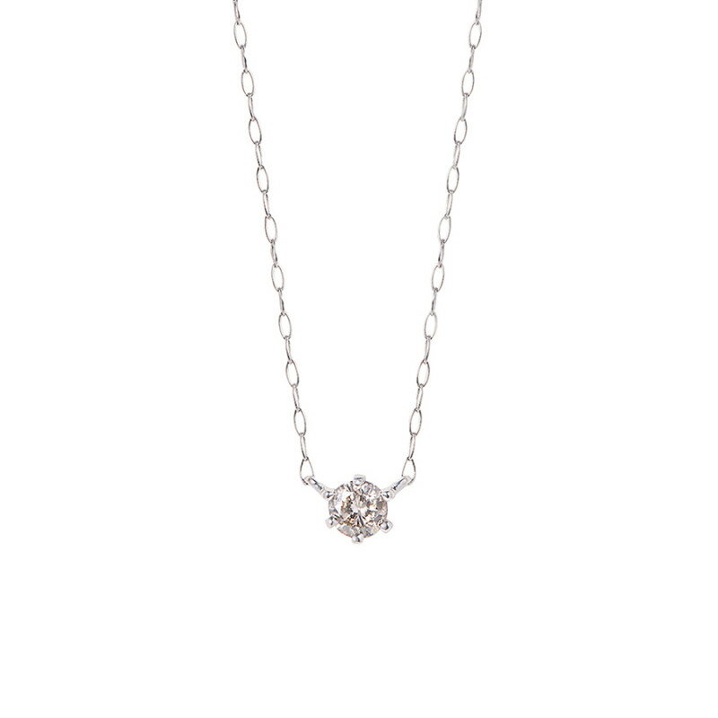 【 WEB限定 】 ネックレス レディース ダイヤモンド K18 ホワイトゴールド 18k 18金 誕生石 【 ESTELLE エステール 】 クリスマス 彼女 嫁 妻 奥さん プレゼント ギフト 20代 30代 40代 50代 60代 ジュエリー