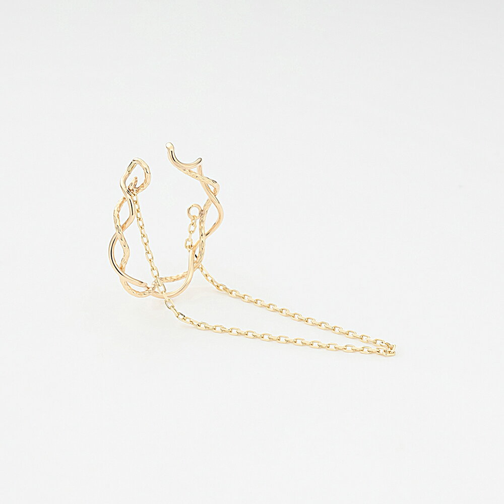 【 WEB限定 】 イヤーカフ 片耳用 レディース K10 イエローゴールド 10k 10金 【 ESTELLE エステール 】 クリスマス 彼女 嫁 妻 奥さ...