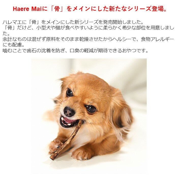 エアドライトリーツ Haere Mai ヴィール・リブ（子牛の肉付きあばら骨）80g 牛肉 おやつ ビーフジャーキー 犬 猫 おやつ ガム 自然食 トレーニング ジビエ ハレマエ ヘルスケア トリーツ 歯石 沈着 口臭 軽減 デンタルケア 犬用ジャーキー 犬用おやつ(ジャーキー・乾物)